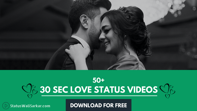 30 Seconds Love Status Video Cover Pic