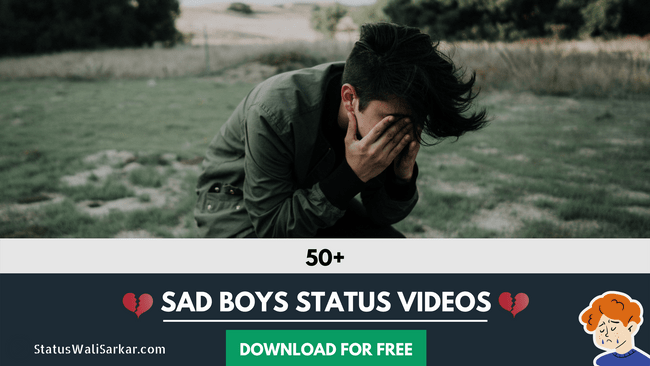 Sad Boys Status Video Cover Pic