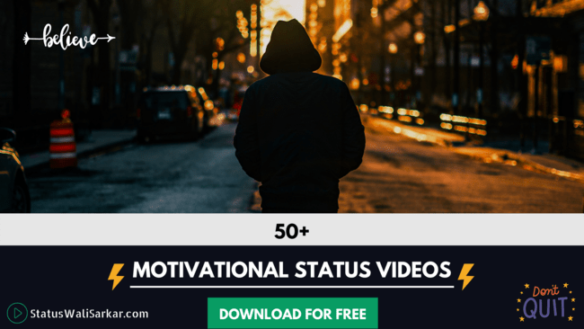 Motivational Status Video Cover Pic